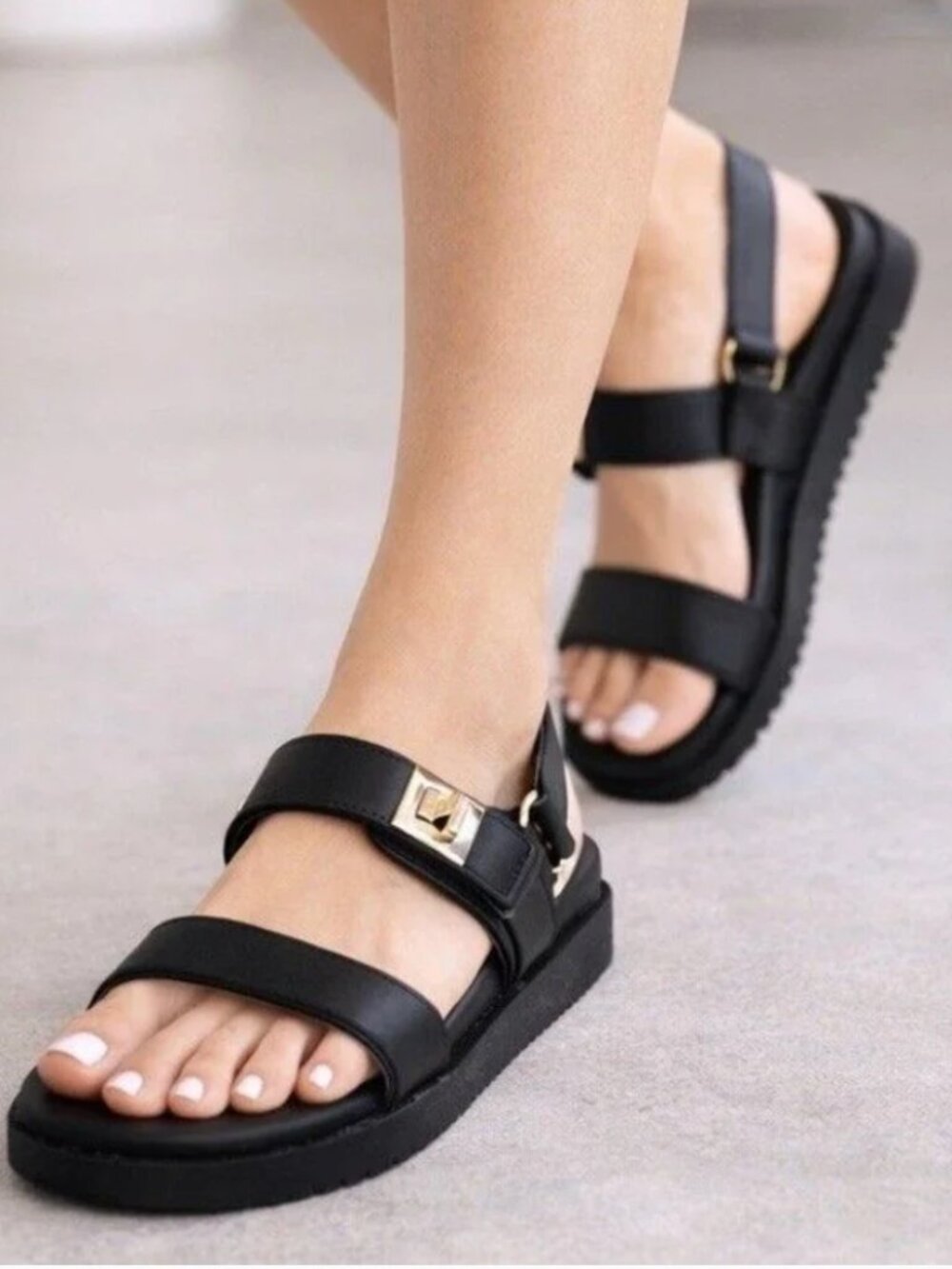 A New Day Joanie black platform sandals target 7